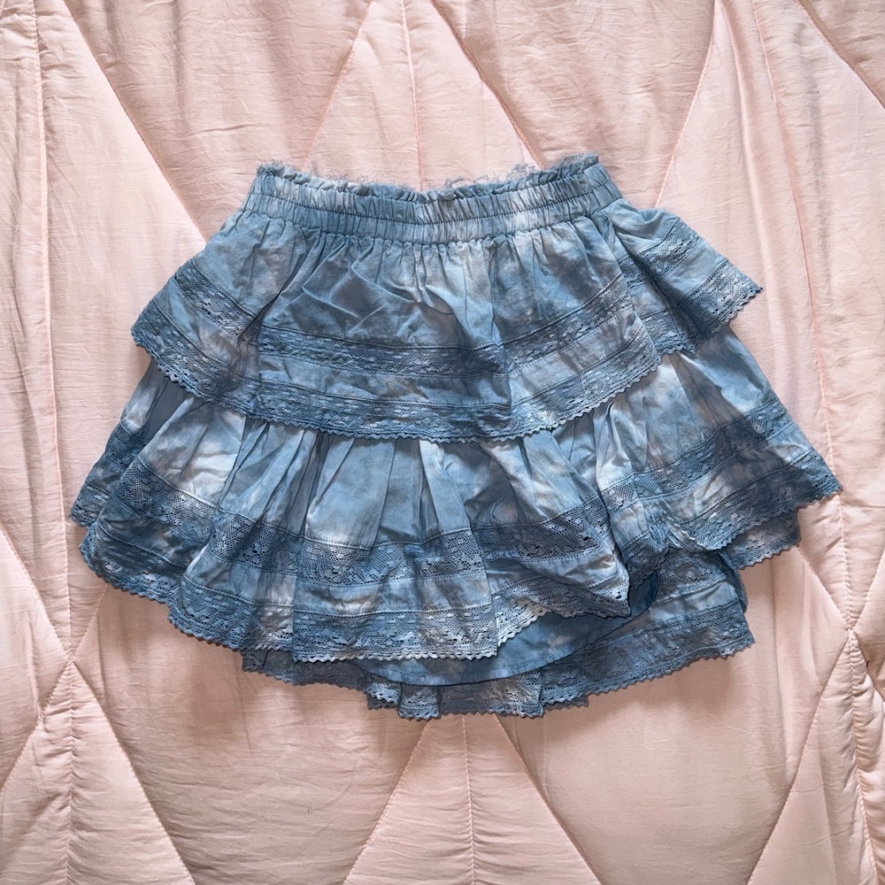 LoveShackFancy Baby Blue Skirt